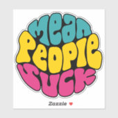 平均的な人々吸のワードアート シール (シート)