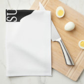 平均的な人吸々 キッチンタオル (四つ折り)