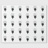 平均的な人吸々 ラッピングペーパー (フラット)