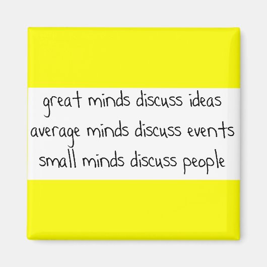 平均的な小素晴らしさな人々がアイディアイベントを議論 マグネット (正面)