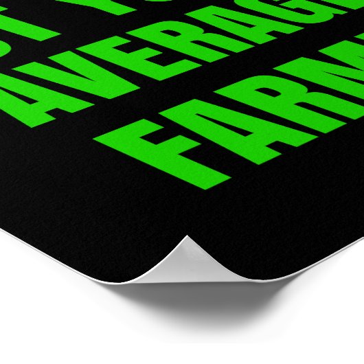 平均的な農家 ポスター (角)