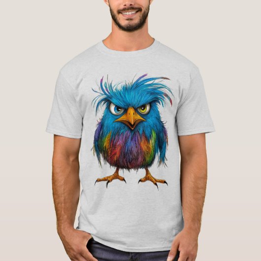 平均的な鳥の顔 Tシャツ (正面)