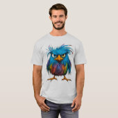 平均的な鳥の顔 Tシャツ (正面フル)