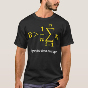 平均素晴らしギフトより数学Math Day To Co Tシャツ