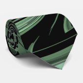 平均緑パターン ネクタイ (ロール)