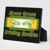 平均緑色飲料機板 フォトプラーク (側面)