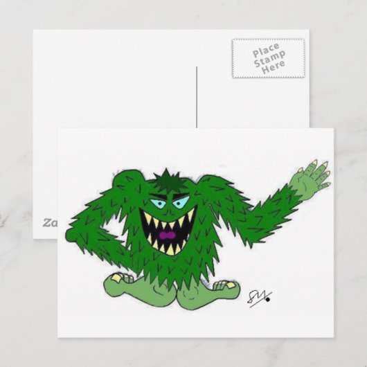 平均緑 ポストカード (正面/裏面)