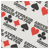 平均4枚のカードスーツの中のブリッジプレーヤーを上回る ファブリック (クローズアップ)