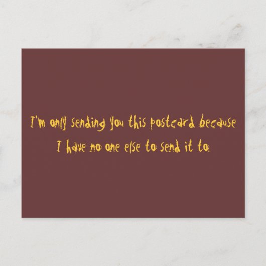 平均 ポストカード (正面)