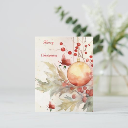 平坦なホリデーカード シーズンカード (スタンド正面)