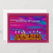 平坦なホリデー カード (正面/裏面)