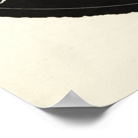 平坦な地球の新しい正しい地図 ポスター (角)