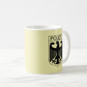 平城さん-ドイツ警察の象徴的贈り物 コーヒーマグカップ (正面右)