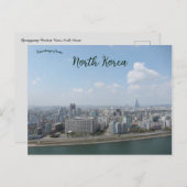 平壌ウエスタンビュー北朝鮮 ポストカード (正面/裏面)