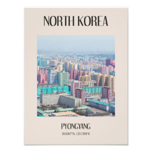 平壌北朝鮮旅行ポスターDPRK フォトプリント