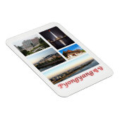 平壌 – 北朝鮮 – モザイク – 磁石 (右側)