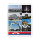 平壌 – 北朝鮮 – 磁石 (縦)