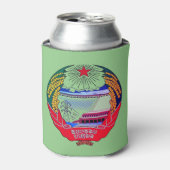 平壌、北朝鮮(DPRK)仙人王国 缶クーラー (缶正面)