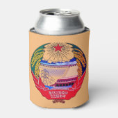 平壌、北朝鮮(DPRK)仙人王国 缶クーラー (缶正面)