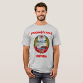 平壌，北朝鮮 – DPRK 조선민주주의인민공 Tシャツ (正面フル)