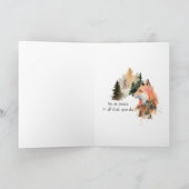 平安のうちに~キツネと満月の森 カード (内部)