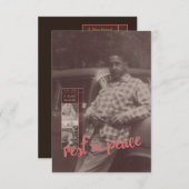 平安の葬儀招待状 招待状 (正面/裏面)