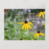 平安を保つ ポストカード (正面)