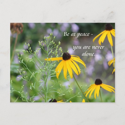 平安を保つ ポストカード (正面)