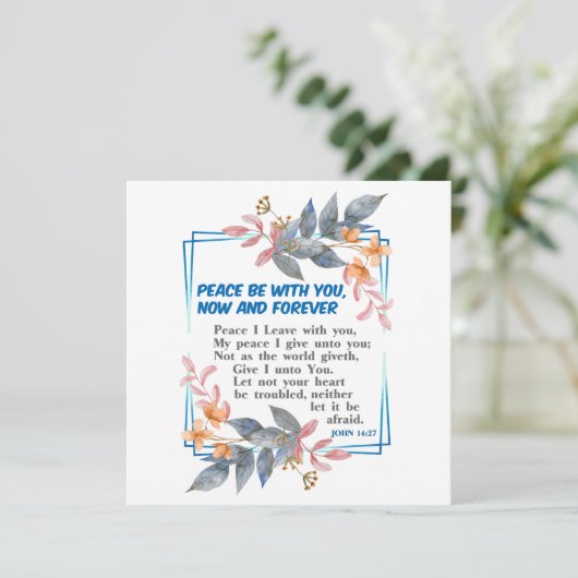 平安を祈る カード (スタンド正面)