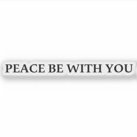 平安を祈る シール (正面)