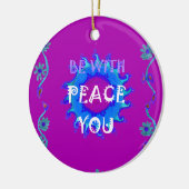 平安を祈る セラミックオーナメント (左)