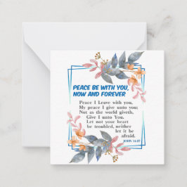 平安を祈る ノートカード