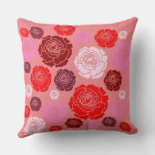 平安朝バラ庭枕 クッション (裏面)