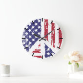 平想像和アクリル時計 ラージ壁時計 (ホーム)