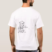 平手で打たれる Tシャツ (裏面)