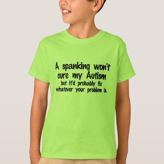 平手打ちあなた自身は行きます Tシャツ (正面)