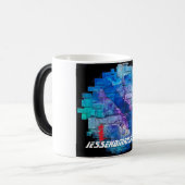 平方される円は変形させます モーフィングマグカップ (正面左)