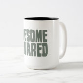 平方される素晴らしい ツートーンマグカップ (正面右)