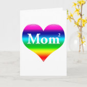 平方される陽気なお母さん母の日 カード (黄色い花)