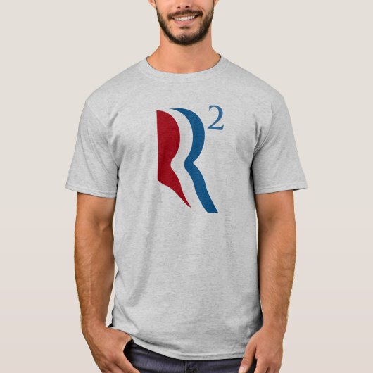 平方されるR - ROMNEYライアン2012.png Tシャツ (正面)
