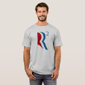 平方されるR - ROMNEYライアン2012.png Tシャツ (正面フル)