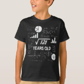 平方根121 = 11歳 – 誕生日 Tシャツ (正面)