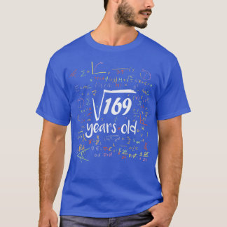 平方根169 - 13誕生日13歳マット Tシャツ