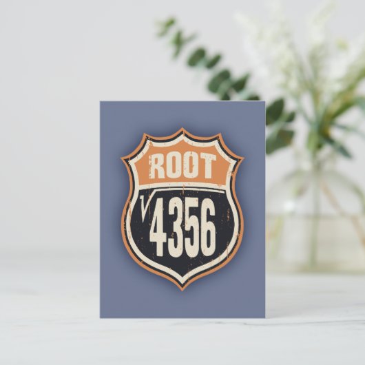 平方根66 ポストカード (スタンド正面)