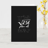 平方根 カード (黄色い花)