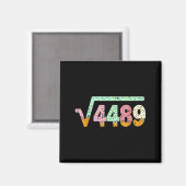 平方根 4489 スラング 数学教師 シックス セブン 6 7 マグネット (正面/裏面)
