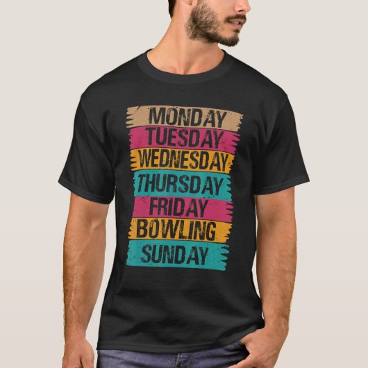 平日の月曜日の水曜日の金曜日の土曜日の弓 Tシャツ (正面)