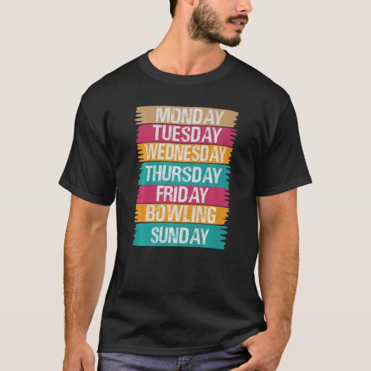 平日の月曜日の水曜日の金曜日の土曜日の弓 Tシャツ (正面)