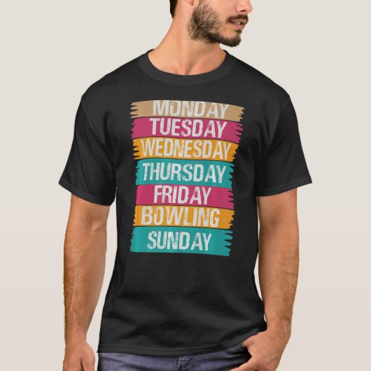 平日の月曜日の水曜日の金曜日の土曜日の弓 Tシャツ (正面)