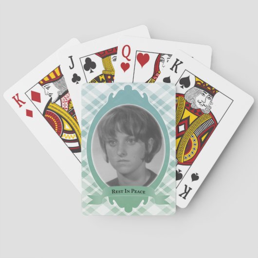 平時に慰霊の贈り物として休む トランプ (裏面)